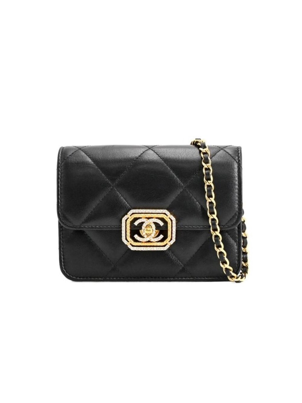 Chanel Chain Wallet Black